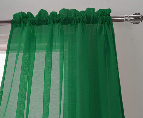 Adore the Decor™ Sheer Rod Pocket 54 x 84in. Single Curtain Panel